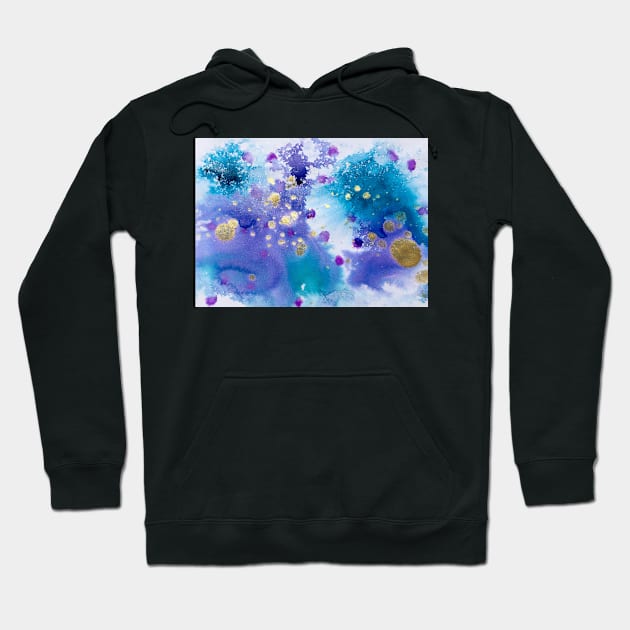 Magical Original Ink & Watercolor Hoodie by mellierosetest